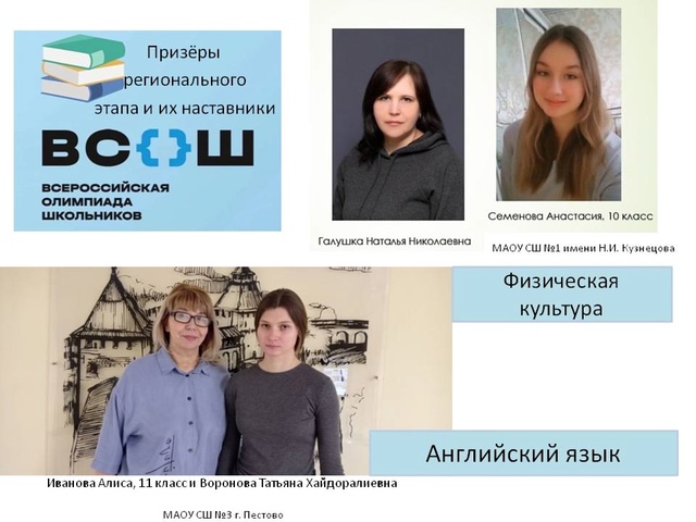 Результаты регионального этапа Всероссийской олимпиады школьников..